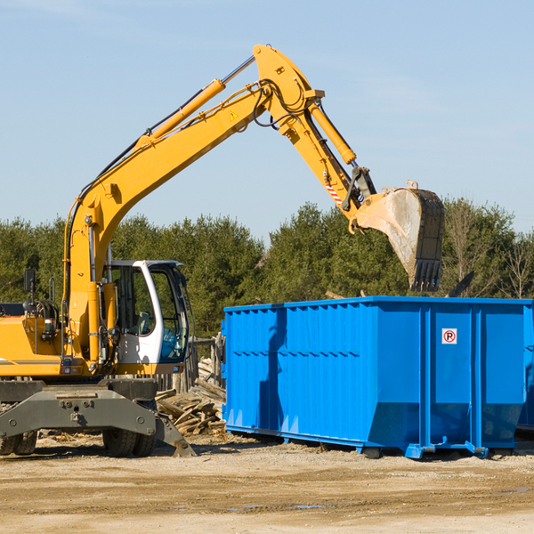 what size residential dumpster rentals are available in Parlin